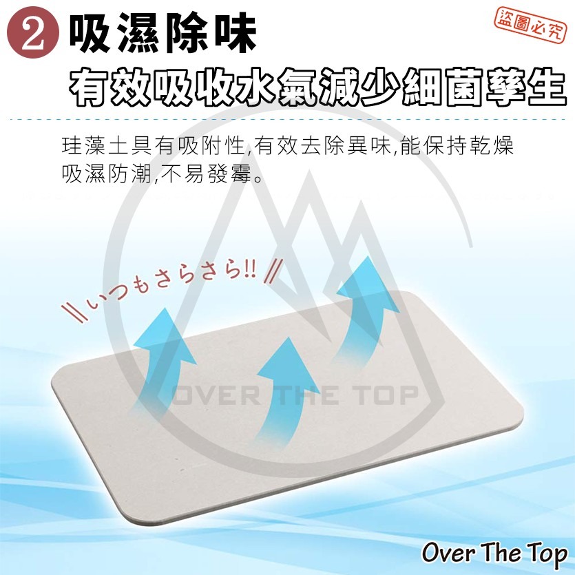 （日本製不含石棉）NEW Fujiwara 珪藻土地墊／浴室地墊 浴墊 硅藻土地墊 【超越巔峰】-細節圖8