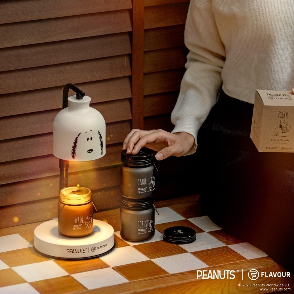 史努比聯名香氛✨FLAVOUR 居家香氛蠟燭【寵物友善】／SNOOPY融蠟燈 芳香膏 香氛膏 芳香蠟燭燈 香薰蠟燭-細節圖2