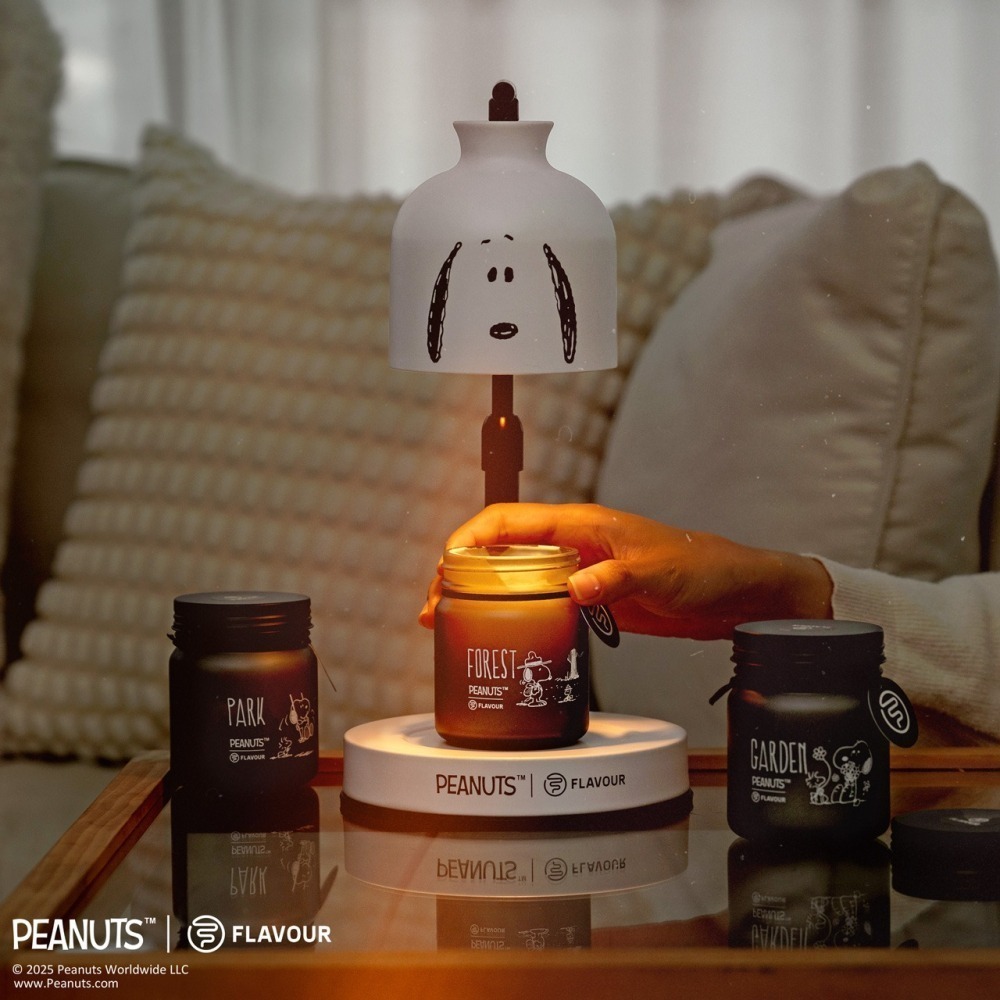 史努比聯名香氛✨FLAVOUR 居家香氛蠟燭【寵物友善】／SNOOPY融蠟燈 芳香膏 香氛膏 芳香蠟燭燈 香薰蠟燭-細節圖3