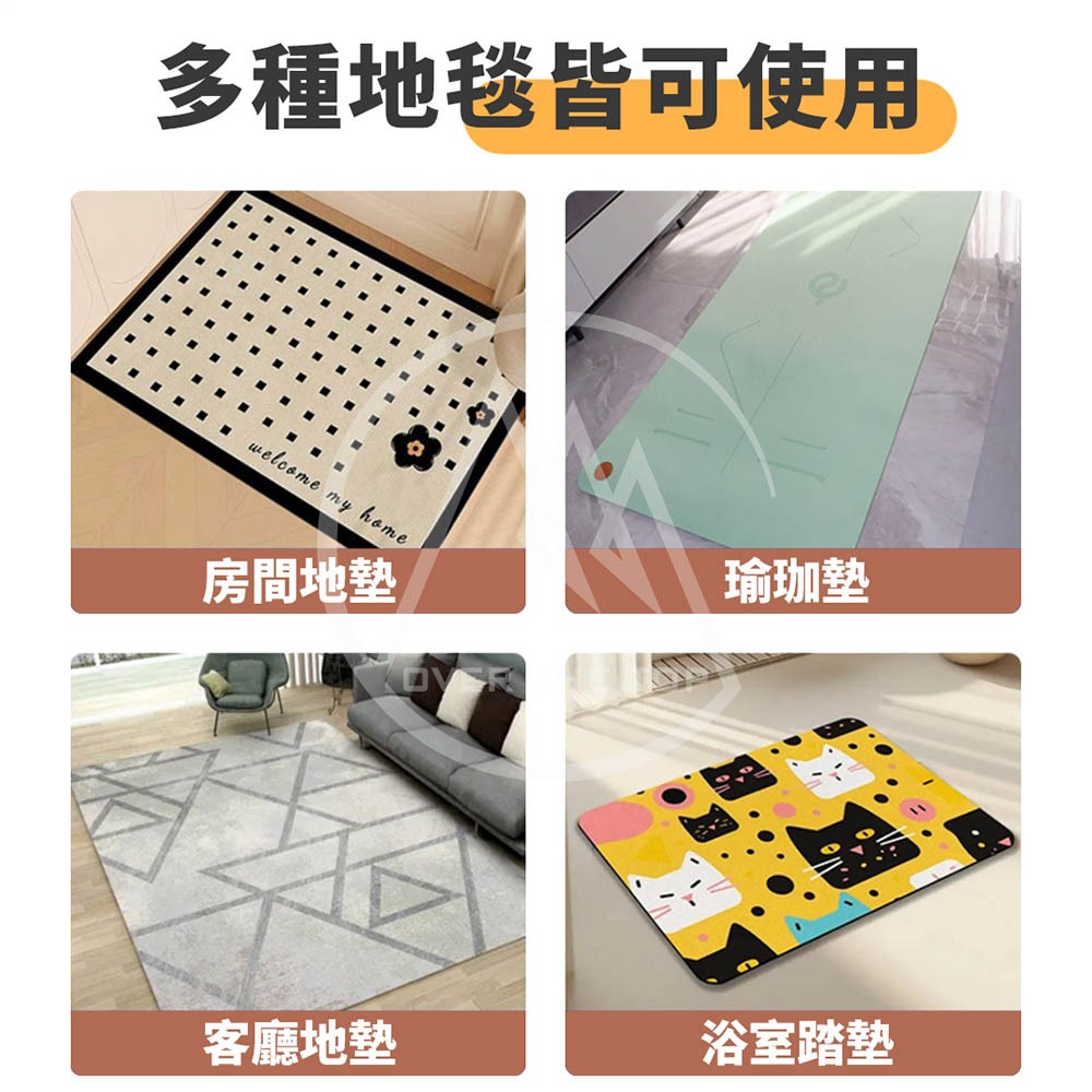 日本進口 SURUGA 地毯防滑墊（4入組）／地墊止滑墊 可裁切防滑片 地墊防滑貼片 瑜珈墊防滑貼【超越巔峰】-細節圖5