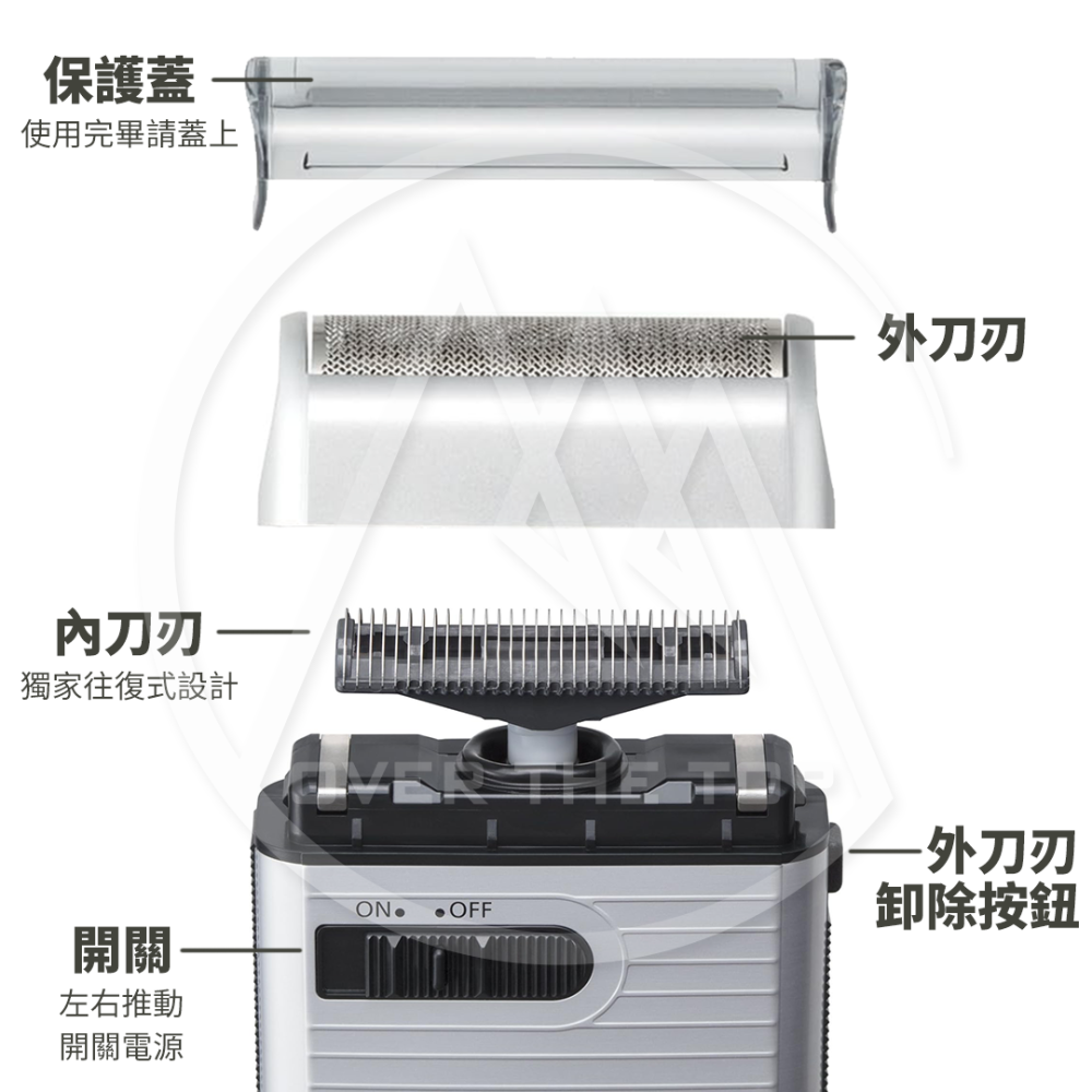 日本製 國際牌Panasonic 攜帶式電動刮鬍刀 ES-RS10｜迷你刮鬍刀 旅行刮鬍刀 國際牌刮鬍刀 剃鬚刀除毛刀-細節圖5