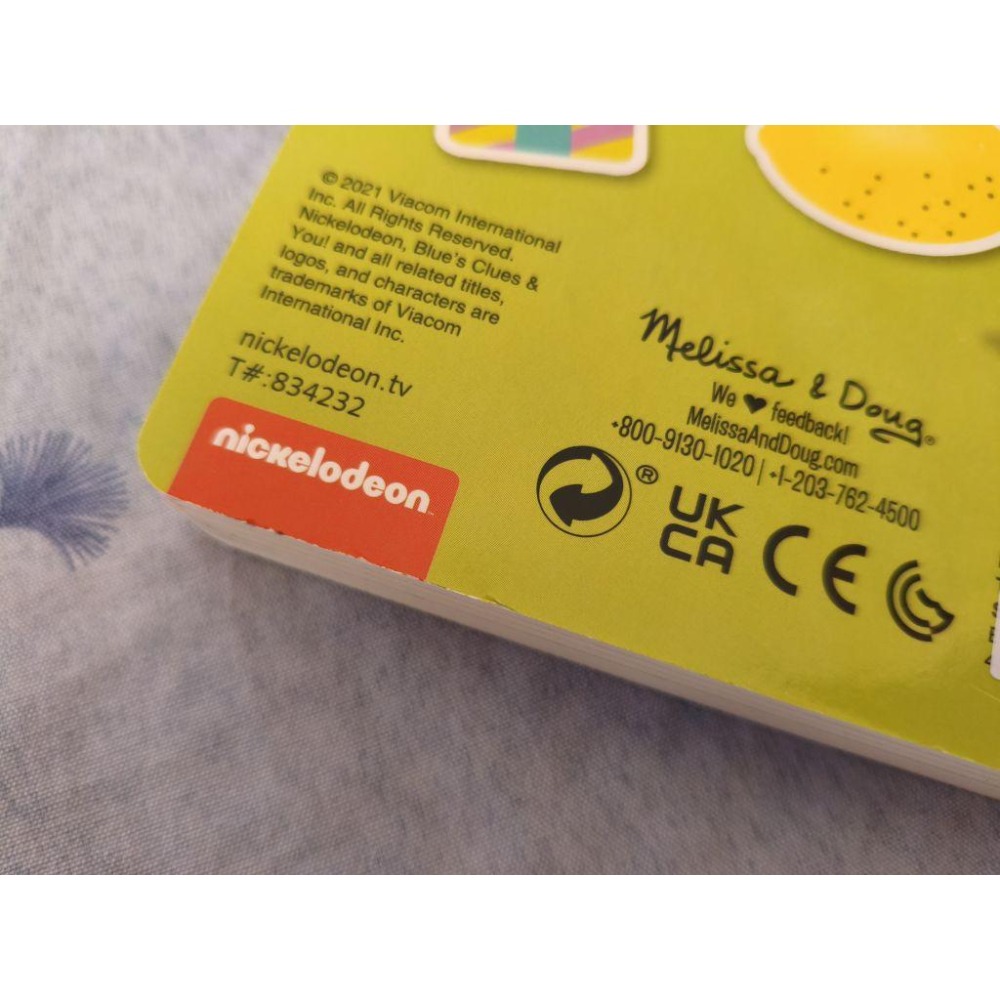 現貨 全新未經使用 Melissa&Doug 瑪莉莎 童書 神奇泡泡手提書 藍藍的形狀線索 書籍-細節圖5