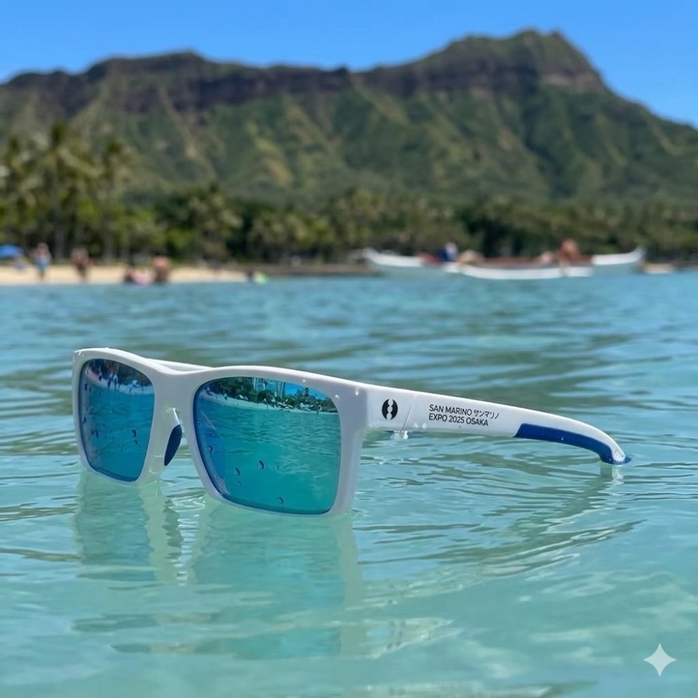 🕶️【🇯🇵大阪萬博官方產品】🏖ESPNER X SAN MARINO🇸🇲偏光浮水款＂EXPO OSAKA＂-細節圖2