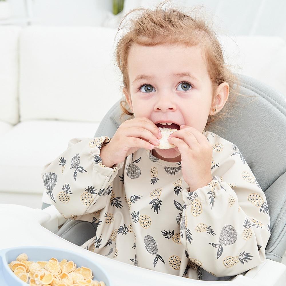 丹麥有袖防水吃飯衣/反穿衣/飯兜/防髒衣,10款可選,大約3-5歲可用-細節圖8