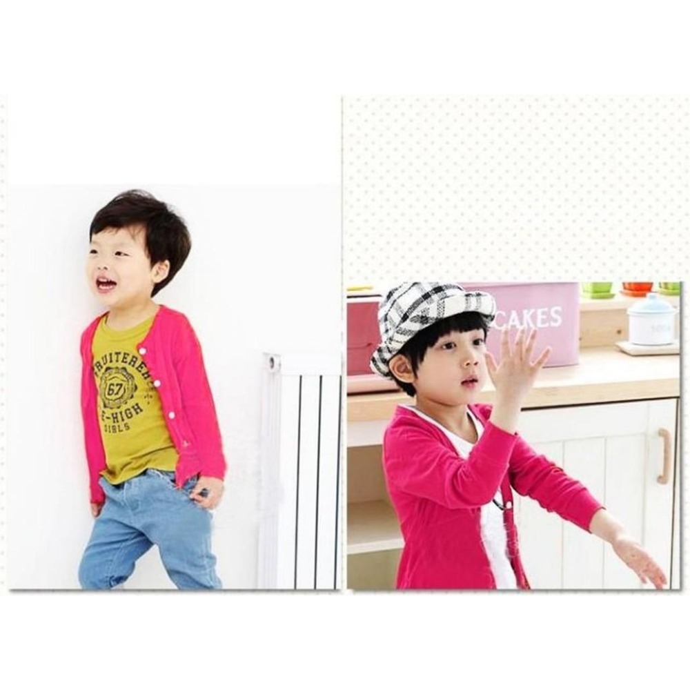 5折出清~台灣現貨 EPK純棉開襟小外套110/120/130-細節圖2