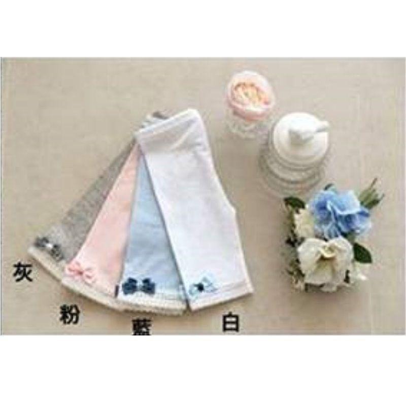 5折出清~台灣現貨 蝴蝶結蕾絲滾邊五分內搭褲，5號/7號/19號/21號/23號-細節圖3