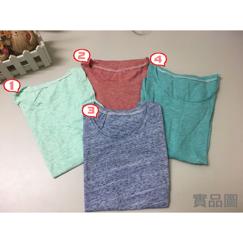 5折出清~台灣現貨 純棉童裝 竹節棉素色短T/短T90碼/100碼/110碼/120碼/130碼/140碼-規格圖5