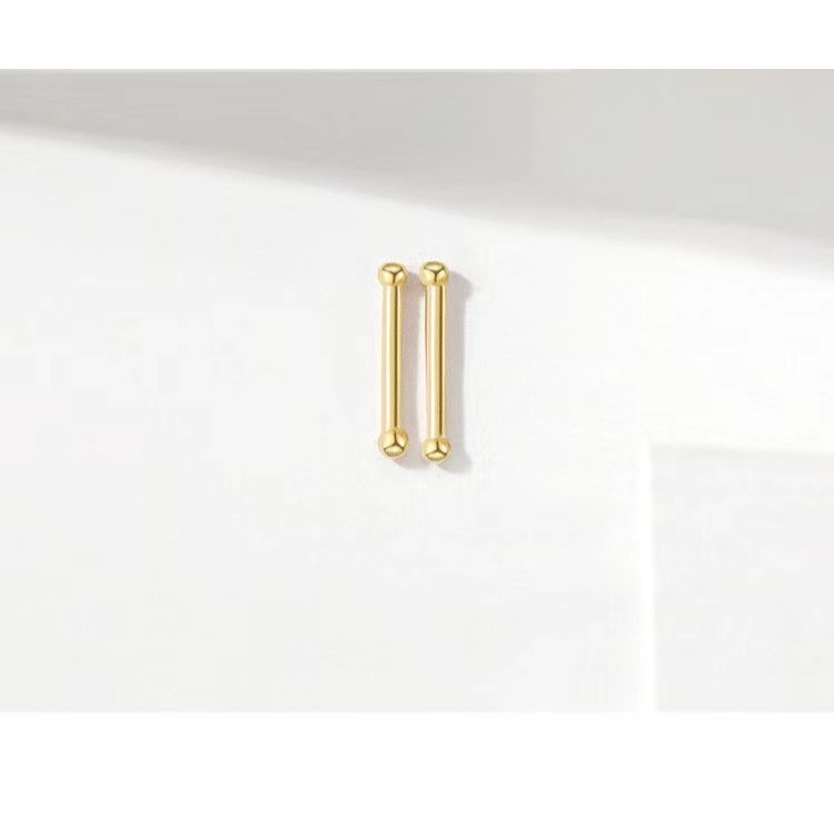 J&S 999純銀耳釘 養耳洞釘 簡約耳飾 星座耳釘-規格圖9