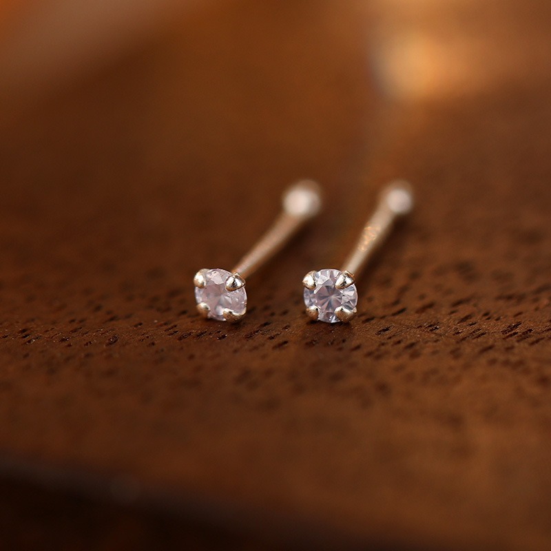 J&S 999純銀耳釘 養耳洞釘 簡約耳飾 星座耳釘-規格圖9