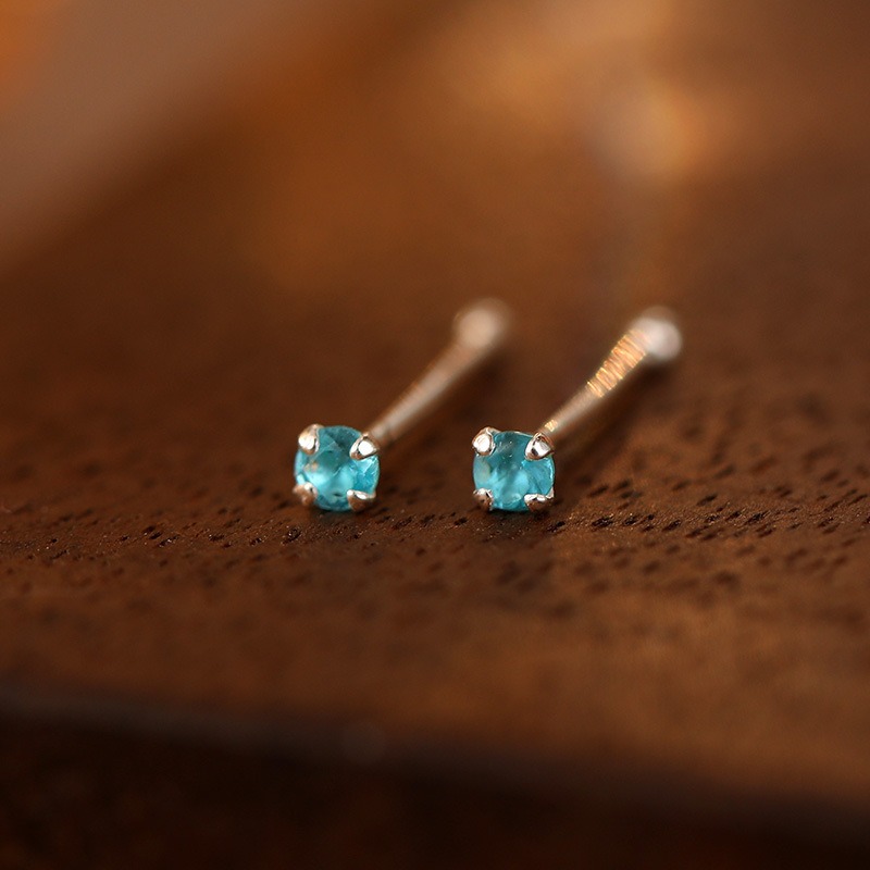 J&S 999純銀耳釘 養耳洞釘 簡約耳飾 星座耳釘-規格圖9