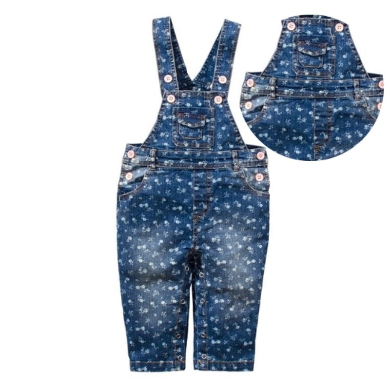 小花款吊帶褲100cm