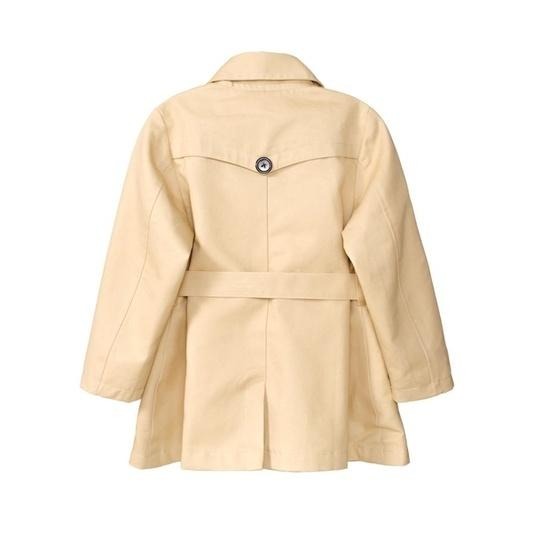 5折出清~台灣現貨 EPK小女生有內裡風衣外套-90/100/110/120/130-細節圖6