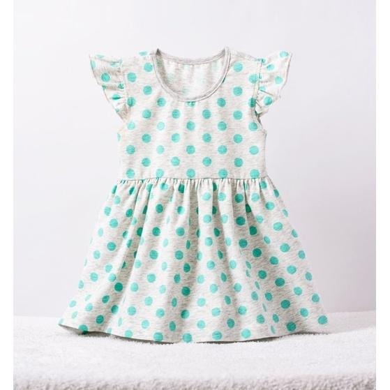 5折出清~台灣現貨 EPK純棉飛袖連身洋裝86/90/95-細節圖5