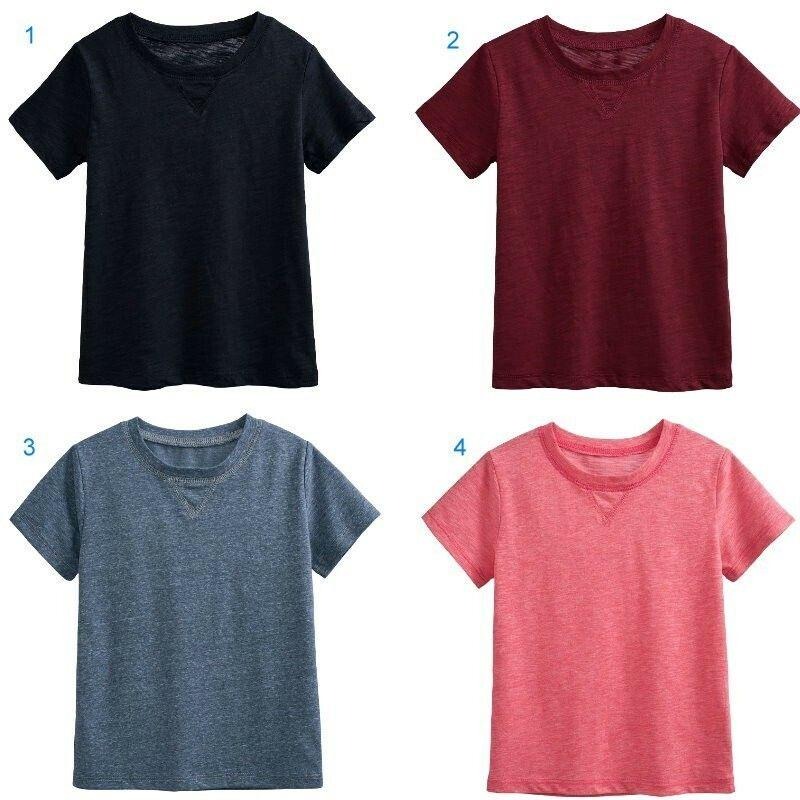 5折出清~透氣竹節棉親子素色短T,110/120/130/140/150/160/170-細節圖2