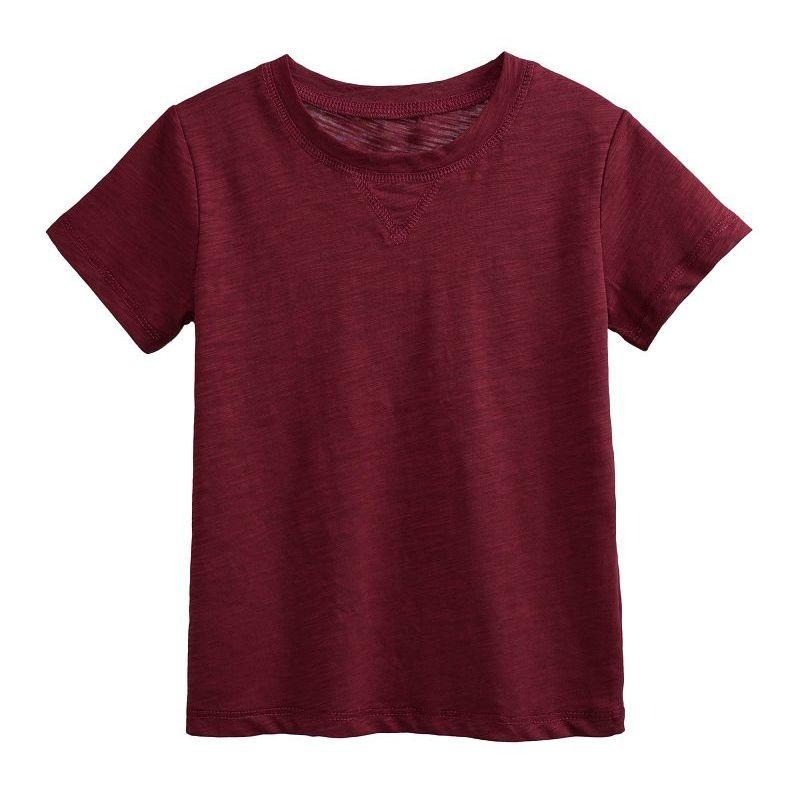 5折出清~透氣竹節棉親子素色短T,110/120/130/140/150/160/170-細節圖5