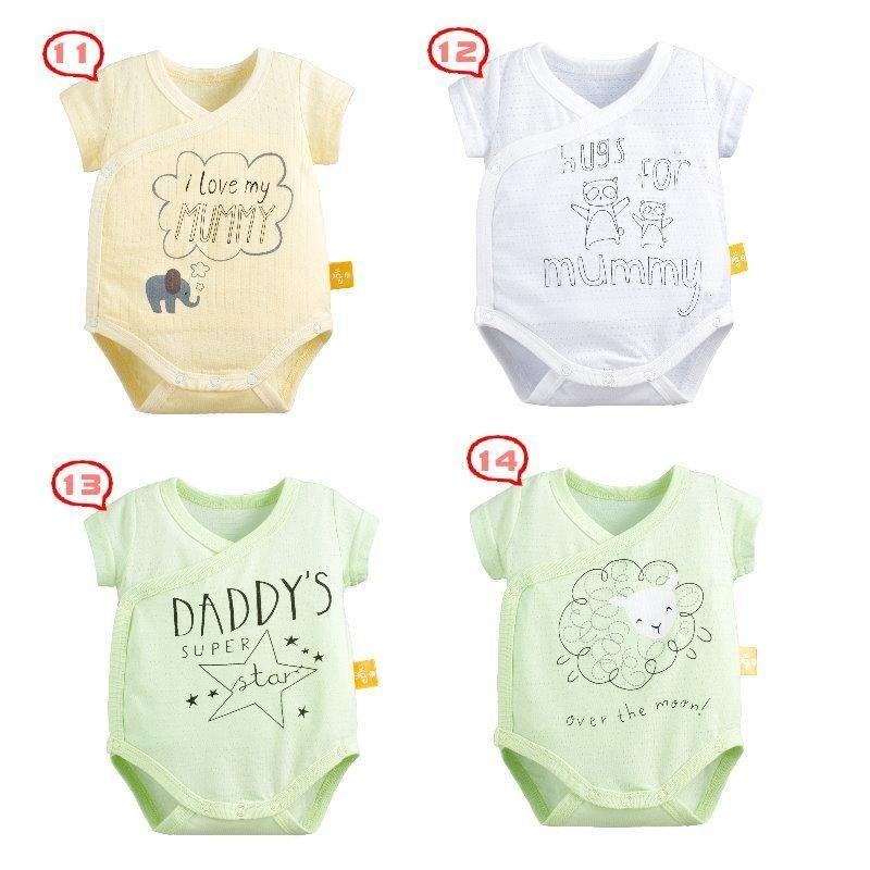 5折出清~台灣現貨 網眼棉卡通短袖包屁衣 側開包屁衣 洞洞棉包屁衣EPK包屁衣,NB/3m-細節圖4