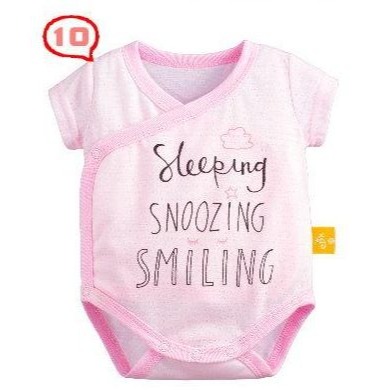 5折出清~台灣現貨 網眼棉卡通短袖包屁衣 側開包屁衣 洞洞棉包屁衣EPK包屁衣,NB/3m-規格圖5