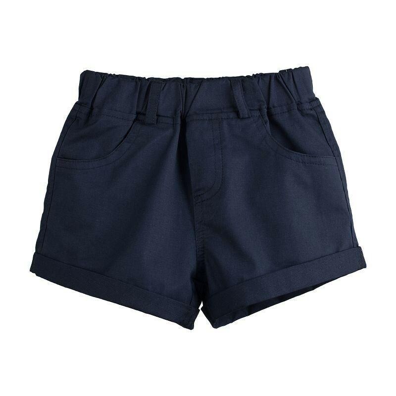 5折出清~epk女短褲 捲邊女孩好搭彈性短褲 台灣現貨 女童褲-細節圖6