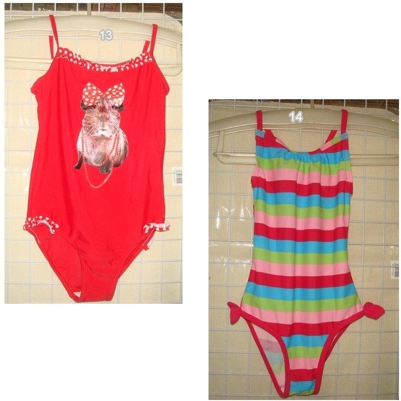 5折出清~台灣現貨 原單小女生泳裝系列實品拍照1-12歲-細節圖2