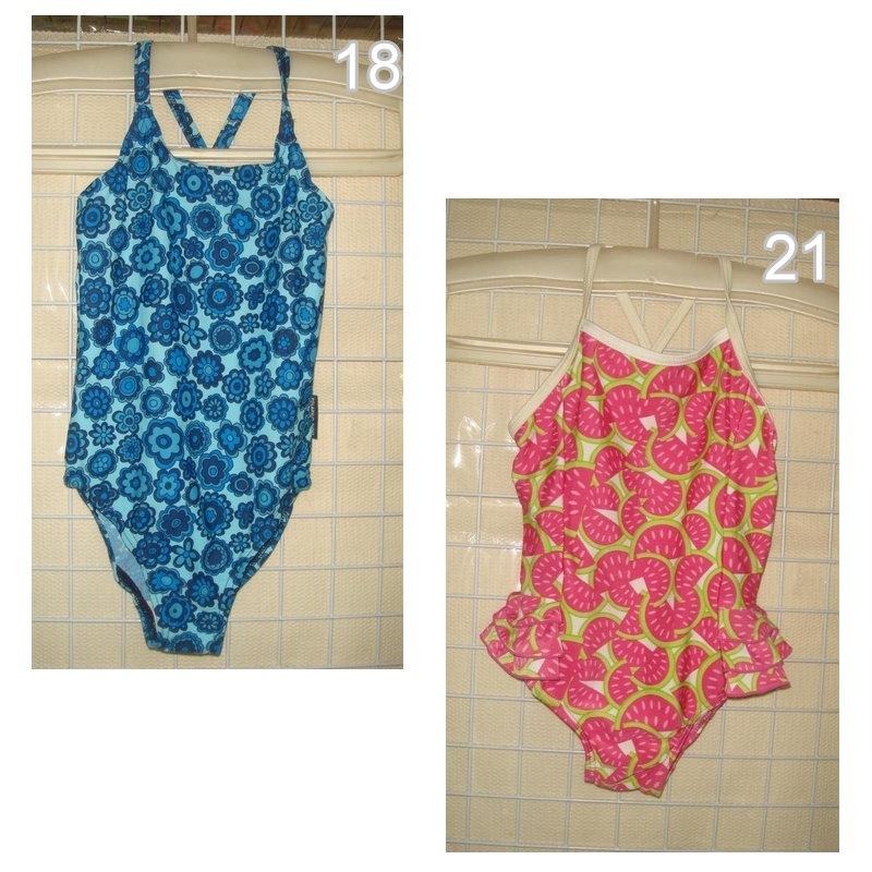 5折出清~台灣現貨 原單小女生泳裝系列實品拍照1-12歲-細節圖3