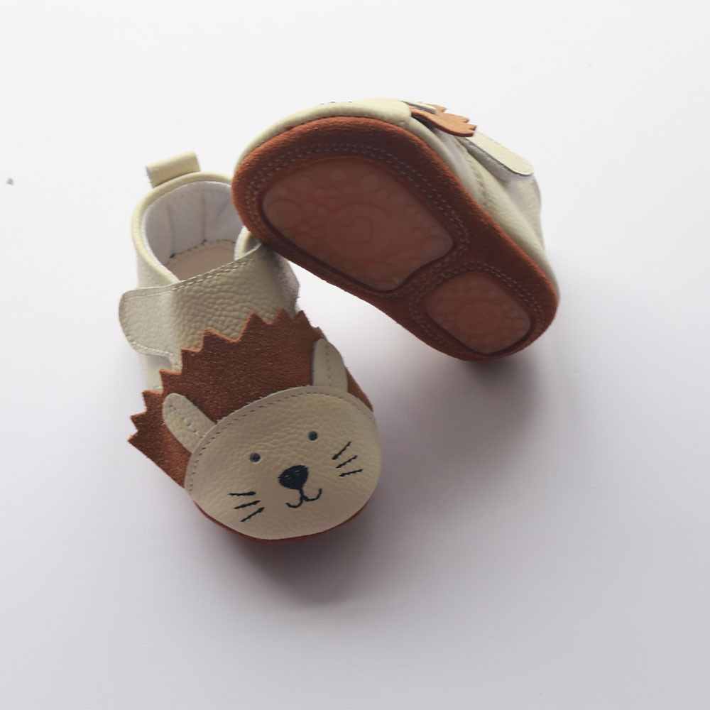 05米白雙扣獅子