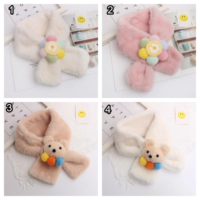 台灣現貨 台灣現貨 兒童仿兔毛加厚圍脖 韓版圍脖 保暖圍脖 兒童圍脖 造型圍脖 聖誕禮物 交換禮物-細節圖2