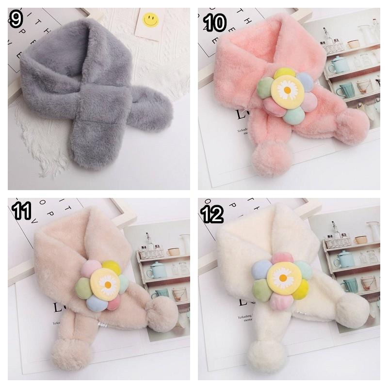 台灣現貨 台灣現貨 兒童仿兔毛加厚圍脖 韓版圍脖 保暖圍脖 兒童圍脖 造型圍脖 聖誕禮物 交換禮物-細節圖3