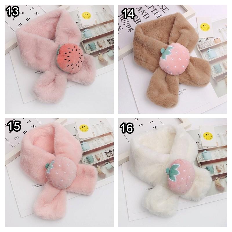 台灣現貨 台灣現貨 兒童仿兔毛加厚圍脖 韓版圍脖 保暖圍脖 兒童圍脖 造型圍脖 聖誕禮物 交換禮物-細節圖4