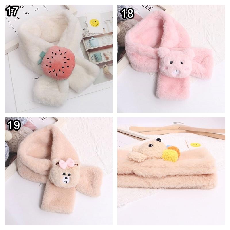 台灣現貨 台灣現貨 兒童仿兔毛加厚圍脖 韓版圍脖 保暖圍脖 兒童圍脖 造型圍脖 聖誕禮物 交換禮物-細節圖5