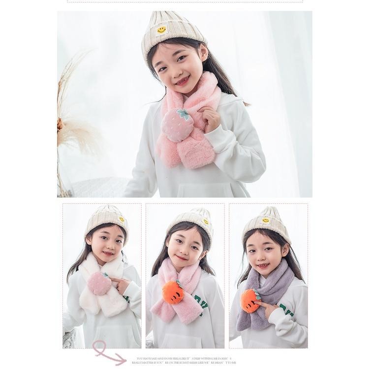 台灣現貨 台灣現貨 兒童仿兔毛加厚圍脖 韓版圍脖 保暖圍脖 兒童圍脖 造型圍脖 聖誕禮物 交換禮物-細節圖6