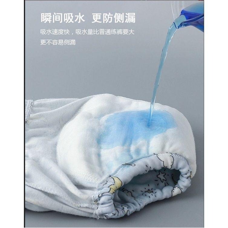 商檢合格  學習褲/練習褲/可水洗/重複使用/六層紗/練習尿尿好幫手-細節圖6