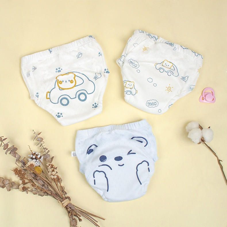 商檢合格  網眼棉學習褲 洞洞棉訓練褲 六層紗學習褲 9層學習褲-規格圖9