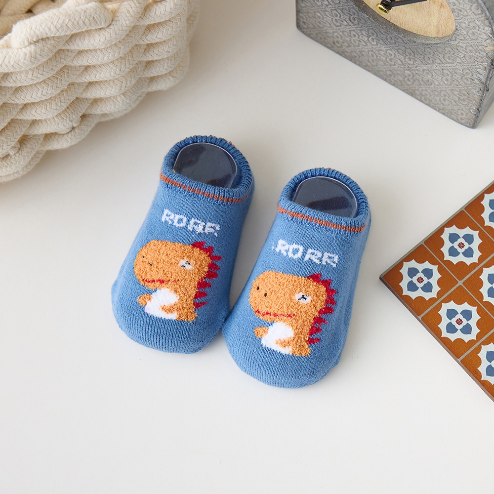 台灣現貨 商檢合格 韓版寶寶地板襪 防滑襪 毛絨襪 加厚襪 寶寶襪-規格圖9