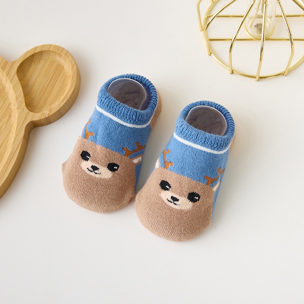 台灣現貨 商檢合格 韓版寶寶地板襪 防滑襪 毛絨襪 加厚襪 寶寶襪-規格圖9