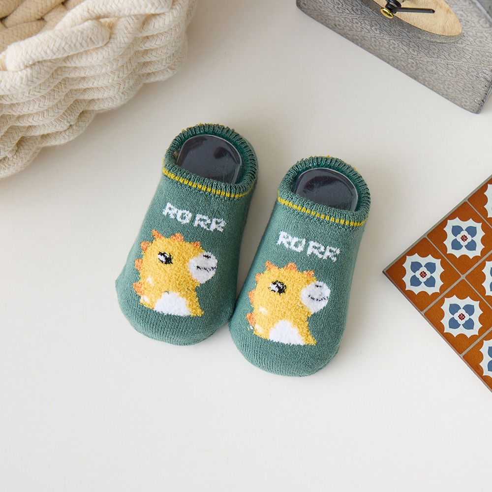 台灣現貨 商檢合格 韓版寶寶地板襪 防滑襪 毛絨襪 加厚襪 寶寶襪-規格圖9