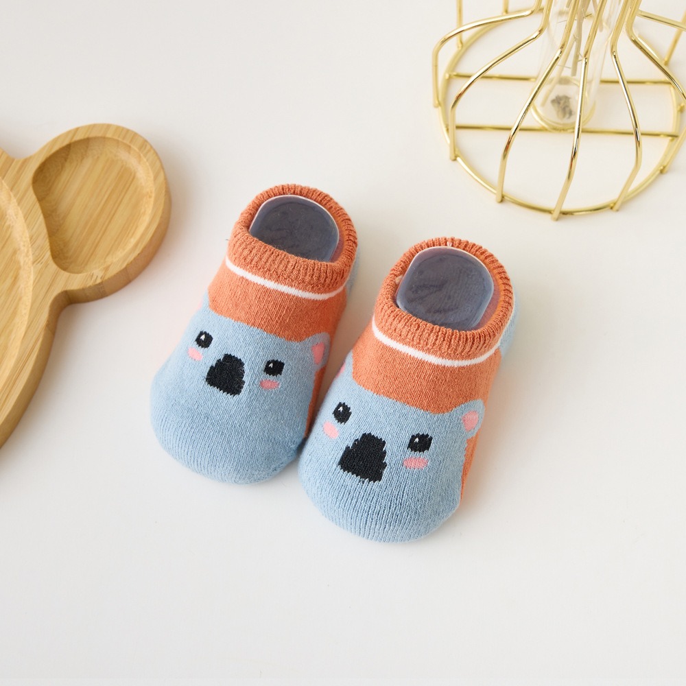 台灣現貨 商檢合格 韓版寶寶地板襪 防滑襪 毛絨襪 加厚襪 寶寶襪-規格圖9