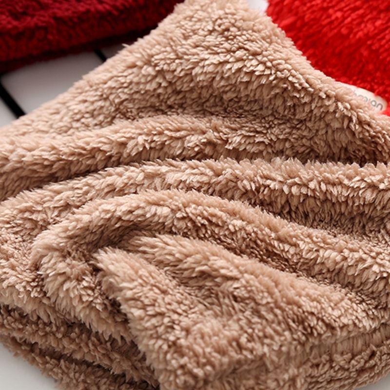 台灣現貨 韓版純色毛絨圍脖 兒童圍脖 加厚圍脖 保暖圍脖-細節圖4