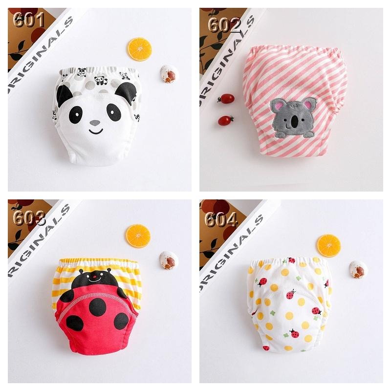 商檢合格  動物印花學習褲 四層紗練習褲 七層學習褲 INS學習褲 90/100/110-細節圖3