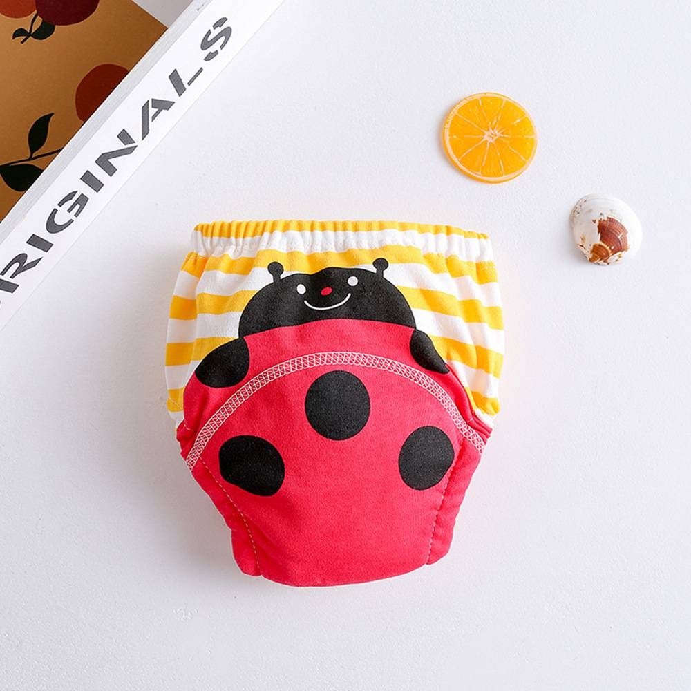 商檢合格  動物印花學習褲 四層紗練習褲 七層學習褲 INS學習褲 90/100/110-規格圖7