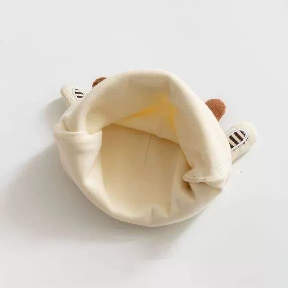 台灣現貨 春秋萌寶帽 純棉寶寶帽 嬰兒帽 春秋帽 初生帽5色可選-細節圖4