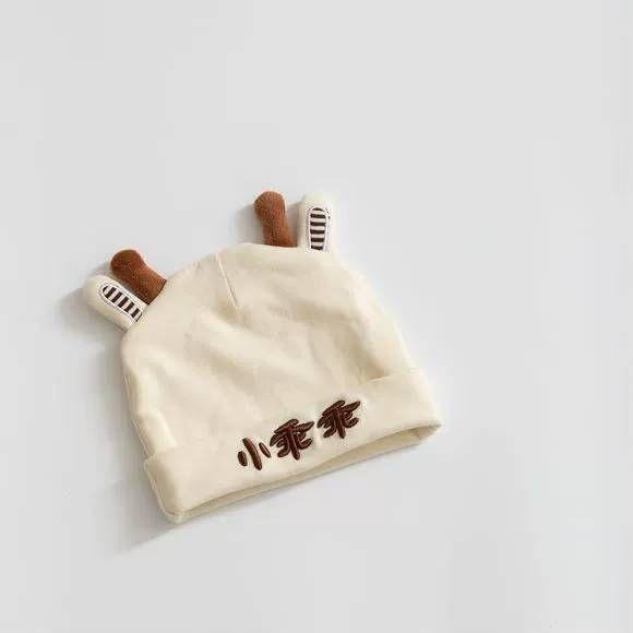 台灣現貨 春秋萌寶帽 純棉寶寶帽 嬰兒帽 春秋帽 初生帽5色可選-細節圖7