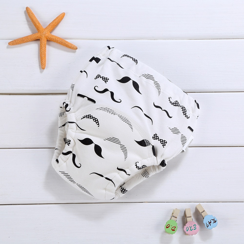 商檢合格  INS風學習褲 卡通風練習褲 7層學習褲 防水尿尿褲-規格圖9