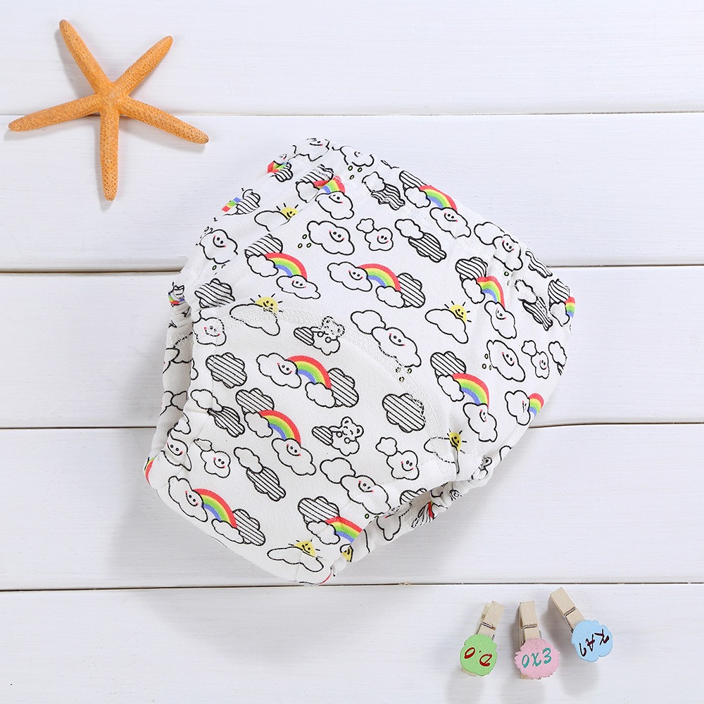 商檢合格  INS風學習褲 卡通風練習褲 7層學習褲 防水尿尿褲-規格圖9