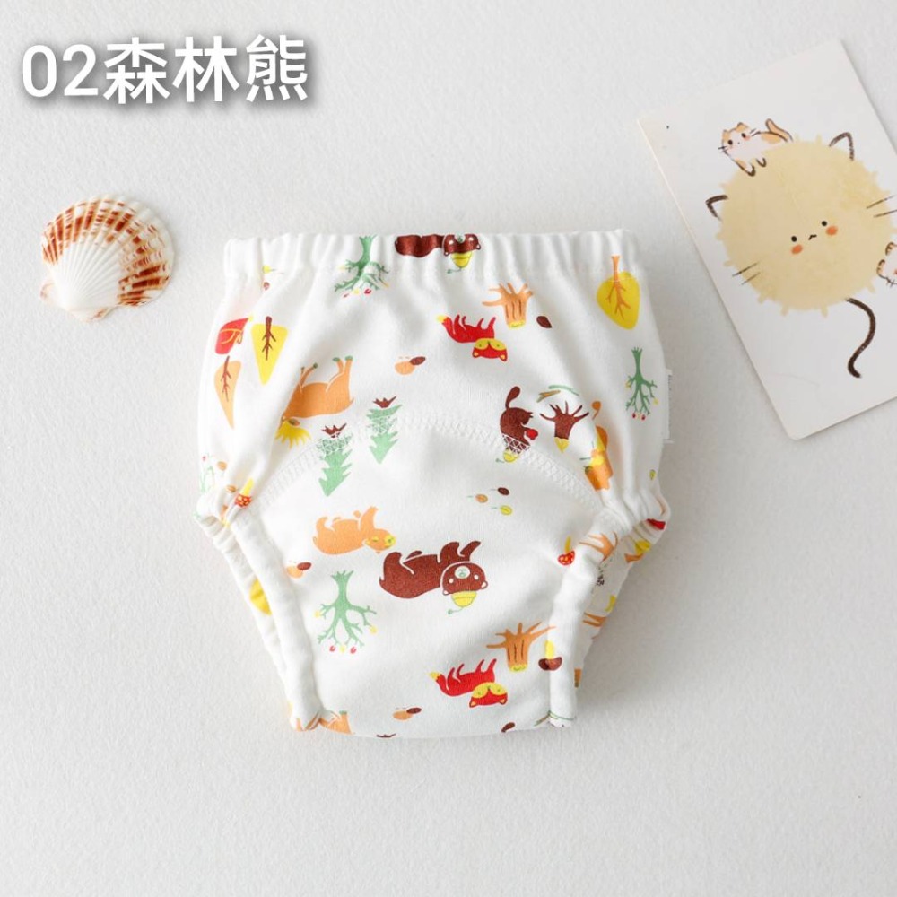 商檢合格  INS風學習褲 卡通風練習褲 7層學習褲 防水尿尿褲-規格圖9