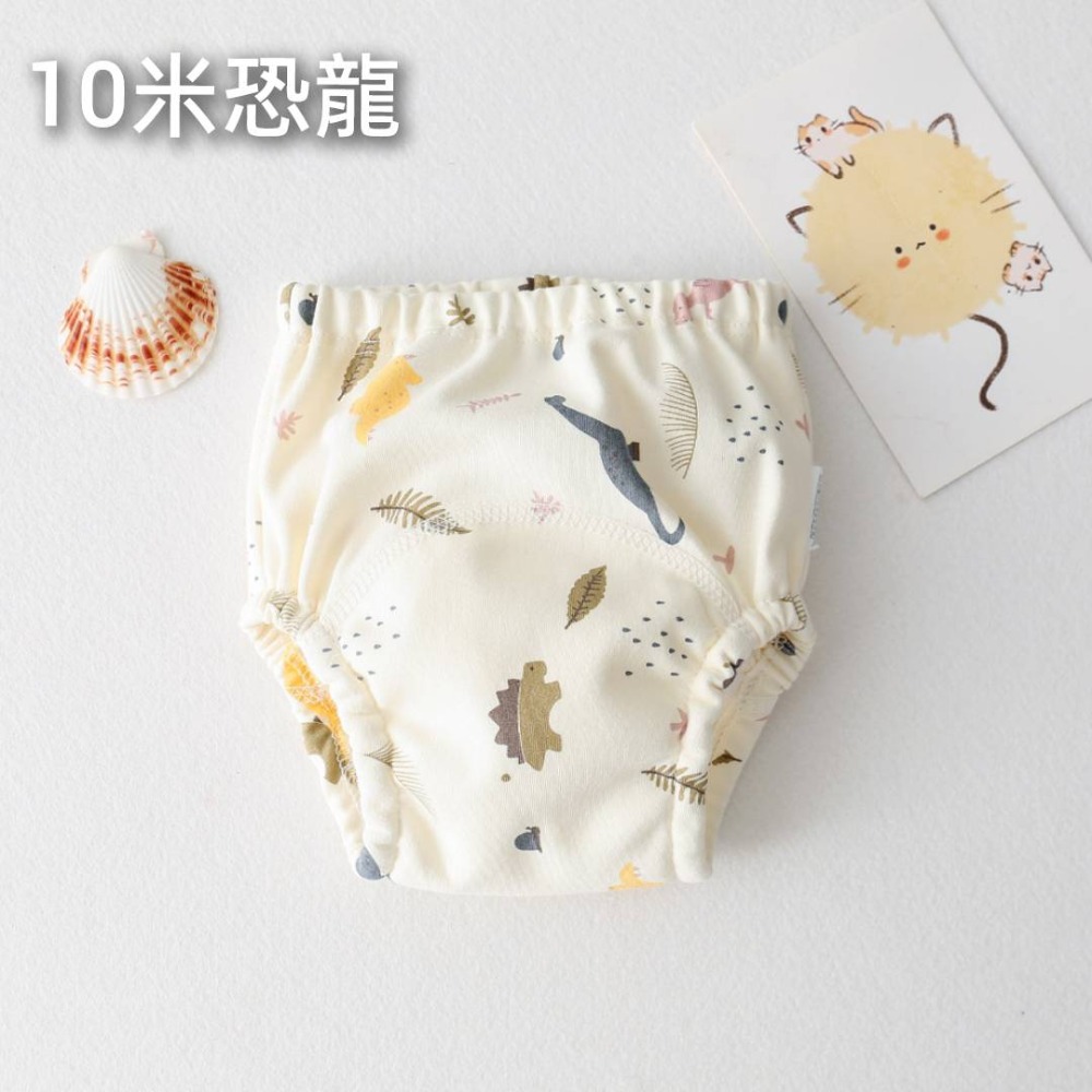 商檢合格  INS風學習褲 卡通風練習褲 7層學習褲 防水尿尿褲-規格圖9