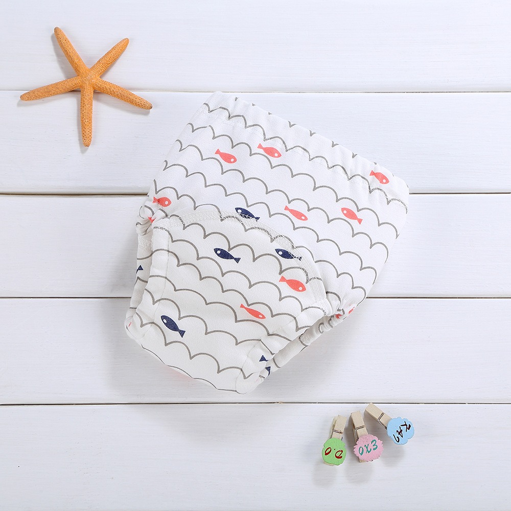 商檢合格  INS風學習褲 卡通風練習褲 7層學習褲 防水尿尿褲-規格圖9