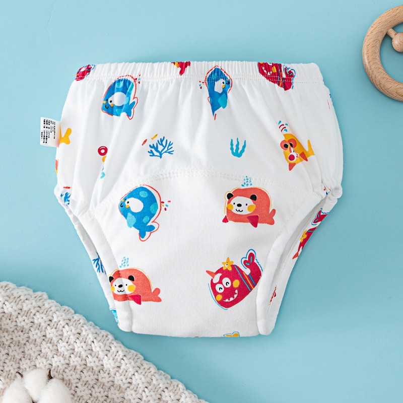 商檢合格  六層紗學習褲/尿褲 車車/飛機/美人魚這裡有喔!台灣現貨供應喔-規格圖7