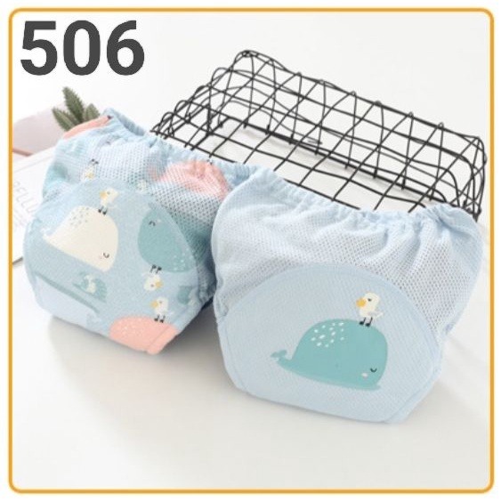 商檢合格  網眼棉學習褲 洞洞棉訓練褲 四層紗學習褲 7層布尿褲-規格圖9