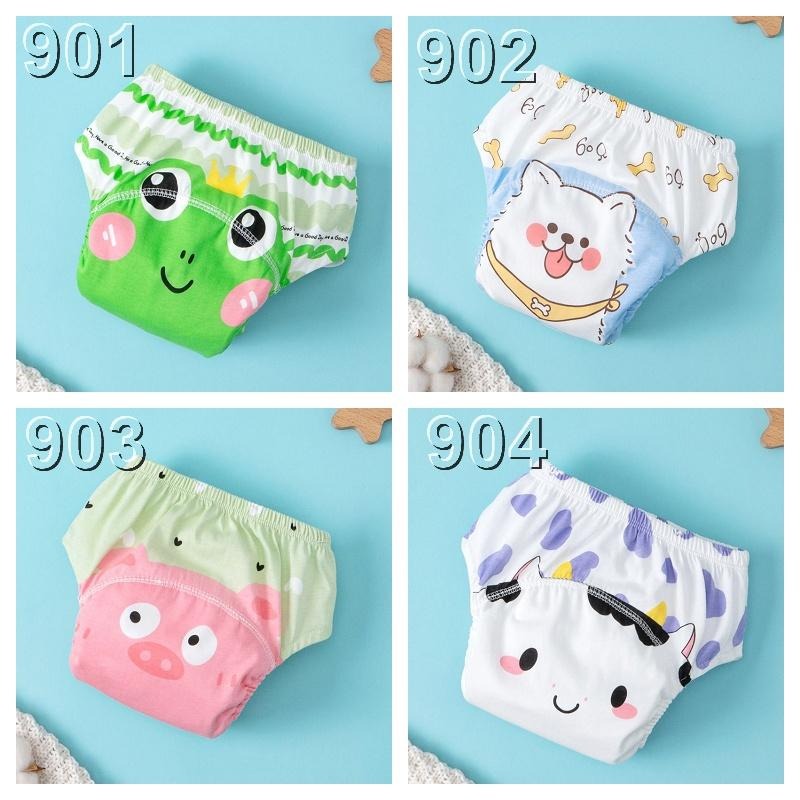商檢合格  大動物卡通圖學習褲 瞬吸學習褲 練習褲 布尿褲90/100/110-細節圖3