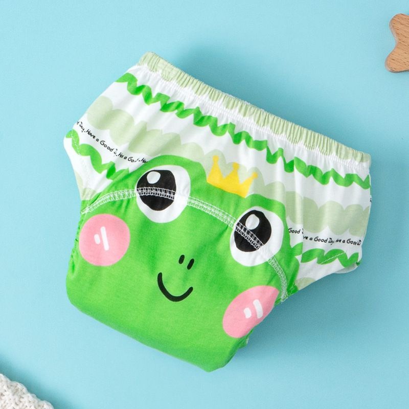 商檢合格  大動物卡通圖學習褲 瞬吸學習褲 練習褲 布尿褲90/100/110-規格圖8